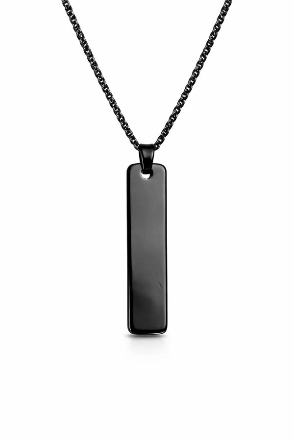 Black Pendant Chain for Men