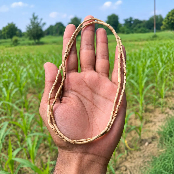 Vrindavan double layer Tulsi mala, 16 inch, ISKCON style kanthi