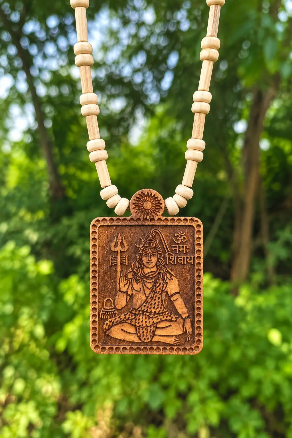 Mahadev Tulsi kanthi mala worn around the neck