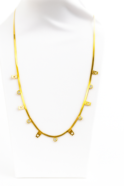 Elegant Infinity Symbol Gold Necklace