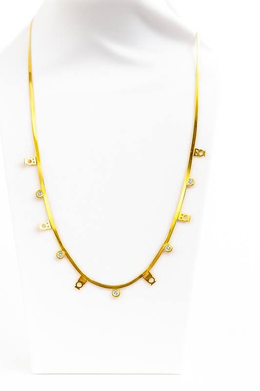 Elegant Infinity Symbol Gold Necklace
