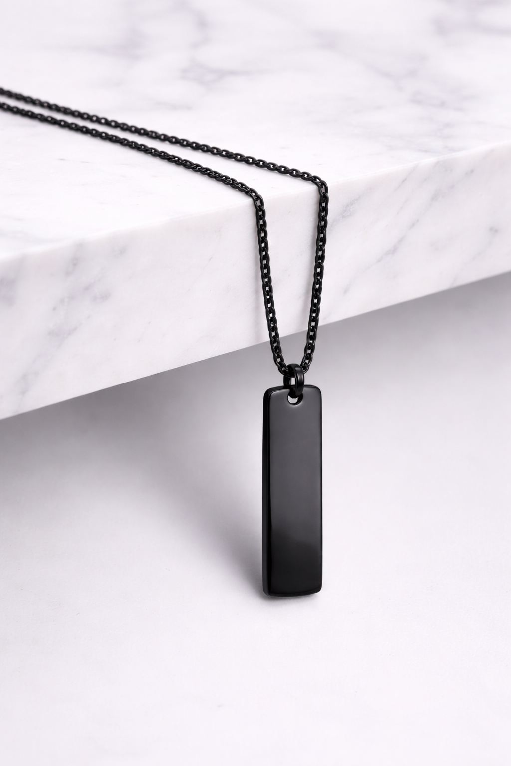 Premium Black  Pendant for Men | Stainless Steel Chain |