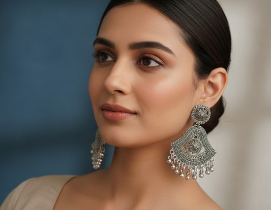 Vintage Bloom Statement Earrings